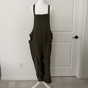 Urban Outfitters BDG Slouchy Linen Overalls, Sz XS